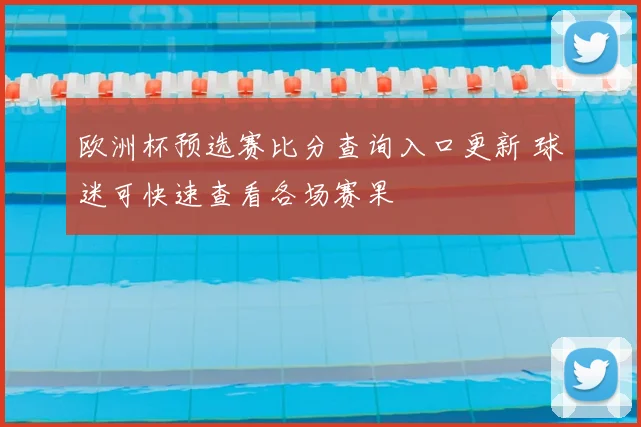 欧洲杯预选赛比分查询入口更新 球迷可快速查看各场赛果