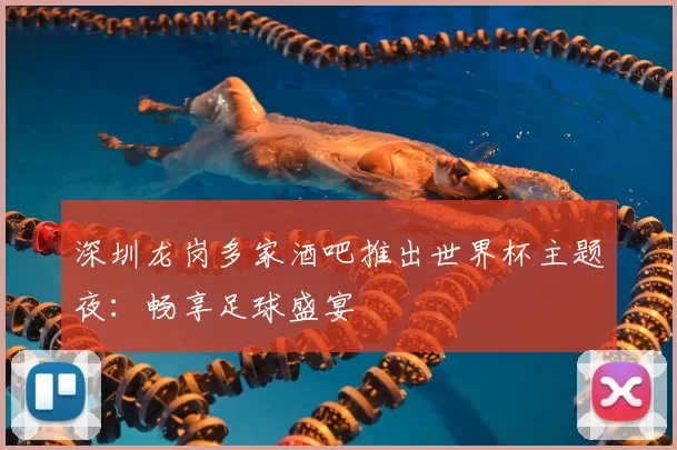 深圳龙岗多家酒吧推出世界杯主题夜：畅享足球盛宴